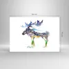 Bilder auf glas - Moose Berge Winter illustration - Produktbild-Vorschau 3