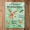 Frohe Weihnachten Rentier Kühlschrankmagnete im 8 er Set Produktbild-Vorschau 3