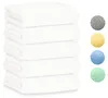 5er Set Duschtuch, 100% Baumwolle, 70x140 cm, weiß Produktbild-Vorschau 1