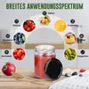 UISEBRT zestaw 12 słoików na dżem z czarną pokrywką - 240 Podgląd zdjęcia produktu 6