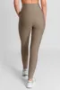 Hoch taillierte Leggings mit V-Taille Detail Produktbild-Vorschau 3