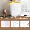 Commode Sweiko, buffet brillant avec 6 tiroirs, éclairage Voir les images du produit 9
