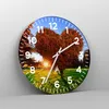 Wanduhr - Rund - Glasuhr - Baum Park Frühling Herz - Produktbild-Vorschau 4