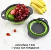 LS-LebenStil Flexibles Abtropfsieb Nudelsieb 36x19cm  Produktbild-Vorschau 5