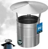 KOTARBAU® Chapeau De Cheminée Inox ø 200 mm Argent Chapeau Voir les images du produit 1