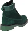 A single green suede boot is shown from a side-rear angle against a white background. Produktbild-Vorschau