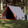 vidaXL Campingzelt A-Form 2 Personen Grau Wasserdicht Produktbild-Vorschau 2