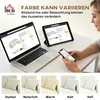 HOMCOM Ecksofa 3-Sitzer Sofa in L-Form Eckcouch mit Produktbild-Vorschau 7