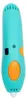 A teal 3D printing pen with orange buttons and accents, isolated on a white background. Podgląd zdjęcia produktu