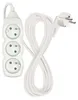 Prodlužovací kabel 5 m / 3 zásuvky / bílý / PVC / 1 mm2 Produktbild-Vorschau