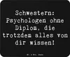 Mr. & Mrs. Panda Mousepad Spruch Schwestern Psychologen - Produktbild-Vorschau 1