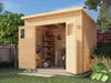 Alpholz Gerätehaus Mollie 251x199 cm mit 14mm Wandstärke Produktbild-Vorschau 14