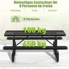 COSTWAY Bierzeltgarnitur 184cm für 8 Personen, Produktbild-Vorschau 4