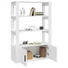 vidaXL Příborník bílý 80x30x119,5 cm odvozený výrobek ze Náhled obrázku produktu 5