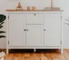 Credenza >Batley II< in bianco - 120x90x40 cm (LxAxP) Anteprima dell’immagine prodotto 15