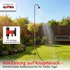Grafner® Gartendusche Gartenbrause Stativ Alu 172-220cm Produktbild-Vorschau 2