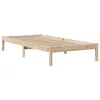 vidaXL Massivholzbett ohne Matratze 90x190 cm Kiefer Produktbild-Vorschau 7