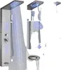 A shower panel with LED lights and water flowing. Anteprima dell’immagine prodotto