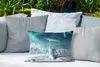 MuchoWow® Outdoor Kissen - Nordlicht - Schnee - Landschaft Produktbild-Vorschau 4