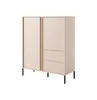 Moderne Kommode DAST 2D2S mit Schubladen – Beige, stilvoll Produktbild-Vorschau 2