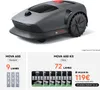 A product image showing a robot lawnmower and two different kit options with their respective blade counts and prices. Produktbild-Vorschau