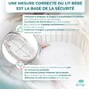 Lantigo AERO Matelas Bébé Ovale 75x35x6 cm Double Face – Voir les images du produit 4