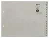 LEITZ Tauenpapier Register A-Z für 4 Ordner grau 60-teilig Produktbild-Vorschau 2