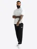 Herren Trainingshose normale Passform WHITBY Black/White Produktbild-Vorschau 4