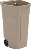 Rubbermaid Abfall-Rollcontainer 100 Liter PP beige ohne Produktbild-Vorschau 1