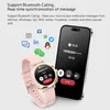 A smartwatch and a smartphone are shown together, with app icons floating around them, illustrating connectivity and notification features. Produktbild-Vorschau