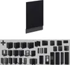 Frontblende Vicco Fame-Line Schwarz gestreift 45 cm ohne Produktbild-Vorschau 5