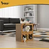 Purlov kočičí škrabadlo 3 v 1 se 2 podlahami z HDF a extra Náhled obrázku produktu 3