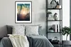 MuchoWow® Gerahmtes Poster Wald - Nebel - Sonne - Herbst Produktbild-Vorschau 2