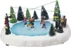 LED Weihnachts Dorf Szene Eisbahn - 32 x 24 cm - Produktbild-Vorschau 1