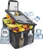 EASYmaxx Kühltasche faltbar - 30 l - schwarz/dunkelgrau Produktbild-Vorschau 1