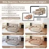 Nowoczesna rozkładana sofa 3 w 1 z dwoma miejscami Podgląd zdjęcia produktu 6
