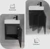 Alpenberger Gäste WC Waschbecken mit Unterschrank 45 cm | Produktbild-Vorschau 4
