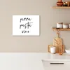 MuchoWow® - Leinwandbilder - Zitat - Pizza, Pasta, Vino - Produktbild-Vorschau 2