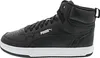 A side view of a black Puma sneaker with a white sole. Podgląd zdjęcia produktu