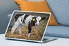 MuchoWow® Laptop Aufkleber Sticker Cover Kuh - Stroh - Kalb Produktbild-Vorschau 4