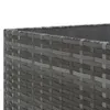 7-tlg. Garten-Lounge-Set mit Kissen Grau Poly Rattan Produktbild-Vorschau 9