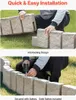 Fake Stone Landscape Edging 47.2 x 9 in Lawn Edging Produktbild-Vorschau 4
