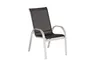 A single outdoor chair on a white background. Produktbild-Vorschau