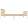 vidaXL Lit en bois massif Pin clair 100x200 cm Voir les images du produit 3
