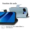 imoshion Luxe Bookcase pour Google Pixel 10a - Bleu clair Voir les images du produit 3