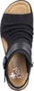 Rieker Damen Sandalette Hochfront Schaftsandale Keilabsatz Produktbild-Vorschau 3