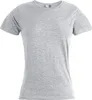 Premium T-Shirt Plus Size Damen, XXXL, Hellgrau-Melange Produktbild-Vorschau 3