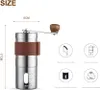 Manuelle Kaffeemühle, Edelstahl mit einstellbarem, Produktbild-Vorschau 5