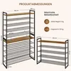 Yaheetech Schuhregal mit 10 Fächern, 166 cm H, für 50 Paar Produktbild-Vorschau 6