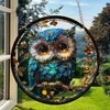 GKA Sonnenfänger Eule blau 15 cm Lichtfänger Fensterbild Produktbild-Vorschau 3
